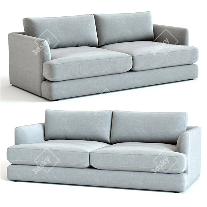 Modern West Elm Haven Sofa 3D model image 1