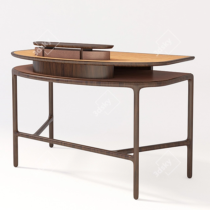 Elegant Juliet Writing Desk 3D model image 2