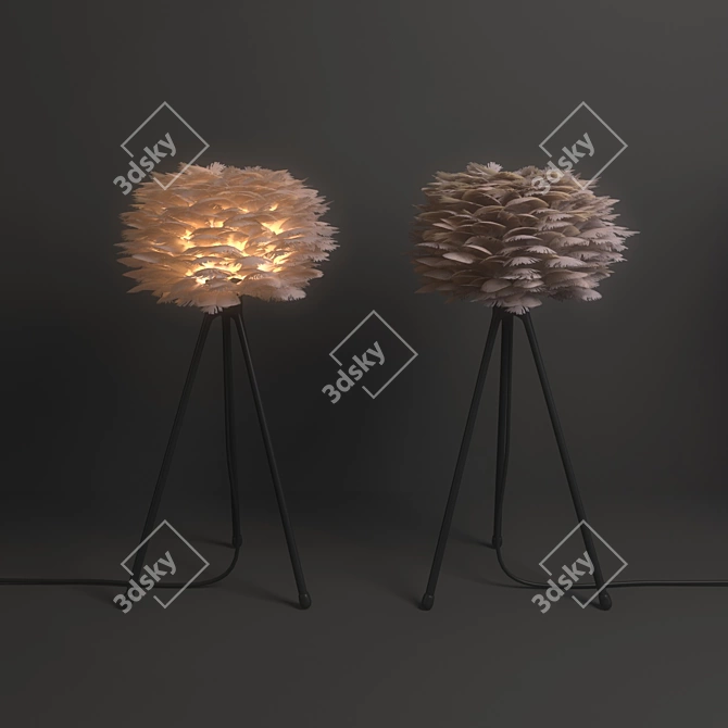 Elegant Eos Light Micro: Perfect Table Lamp 3D model image 2