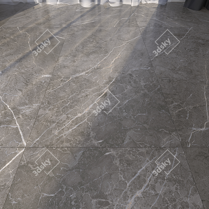 Luxury Marble Floor Tiles 3D model image 1