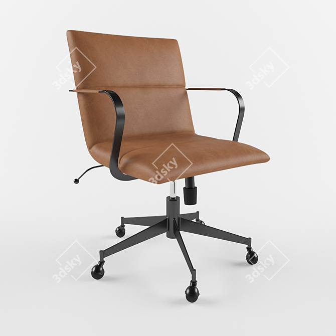 Modern West Elm Cooper Armchair 3D model image 1