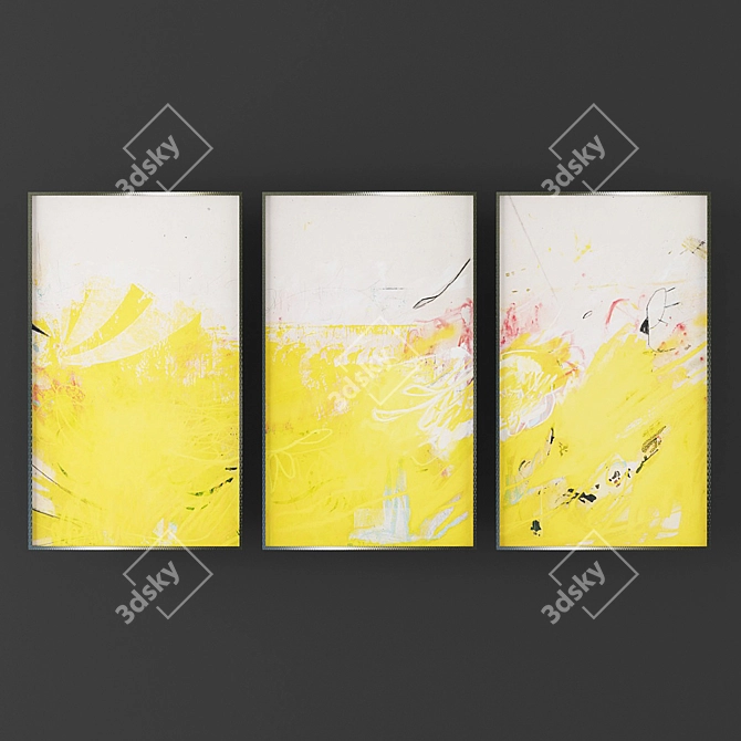 Minimalist Loft Art Set 3D model image 2