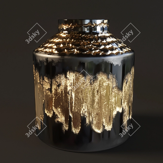 4K Textured Vase: Unique & Plugin-Free 3D model image 2
