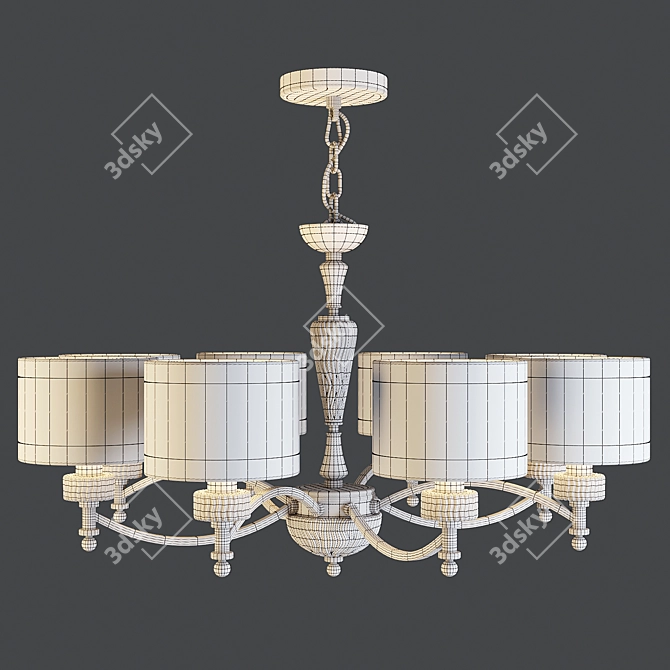 Maytoni Alicante Ceiling Lamp - MOD014-CL-08-N 3D model image 2