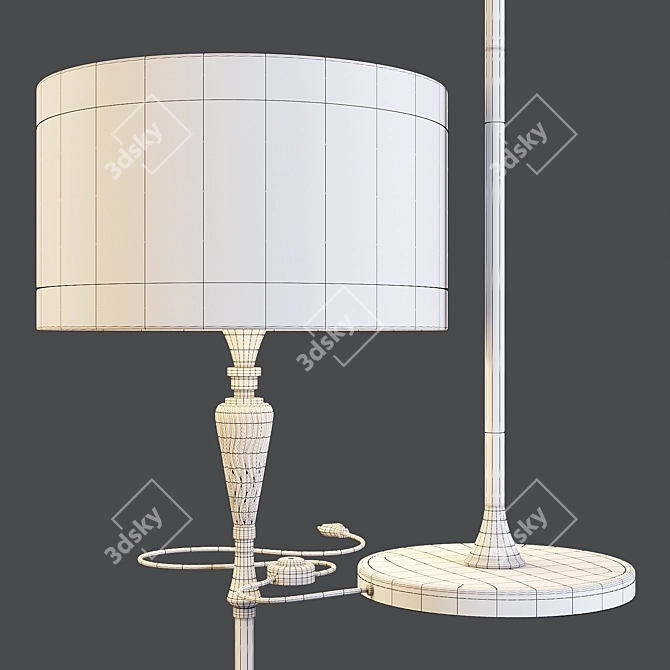 Maytoni Alicante Floor Lamp 3D model image 2