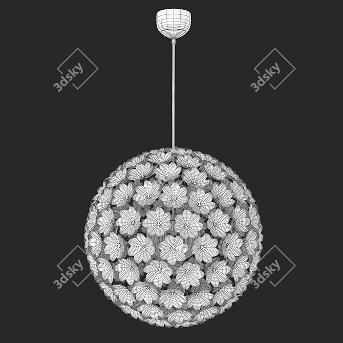 Grimsas Pendant Lamp: Yellow Elegance 3D model image 3