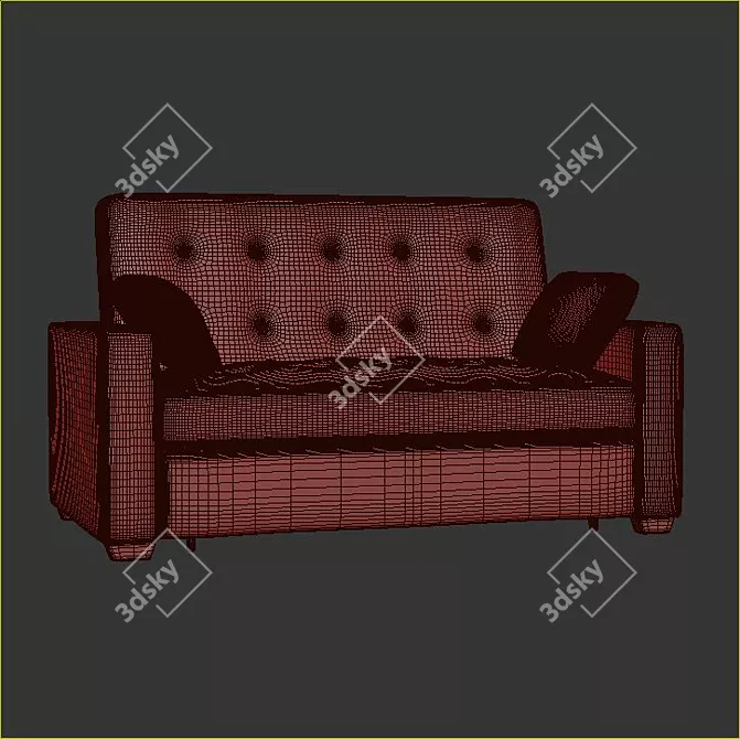  Comfy and Chic Sofa: Perfect for Every Living Space 3D model image 3