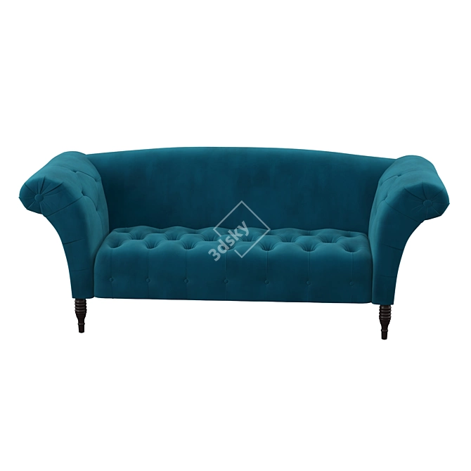 Cozy Elegant Sofa 3D model image 1