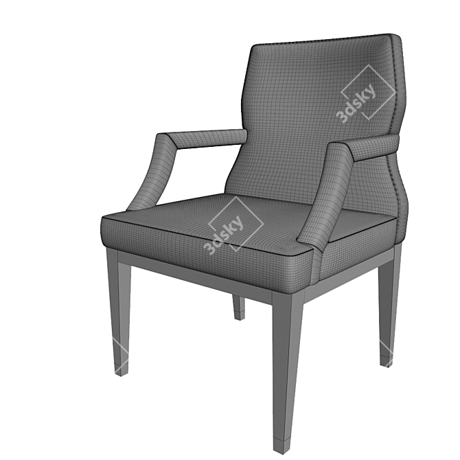 Frato Oxford Dining Chair 3D model image 3