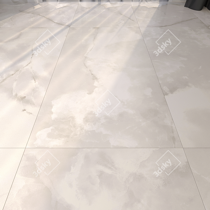 HD Marble Floor: Stunning Multisub-object Material 3D model image 1