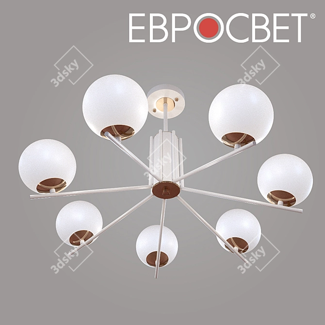 Eurosvet Lucas 70092/7 Ceiling Chandelier 3D model image 1