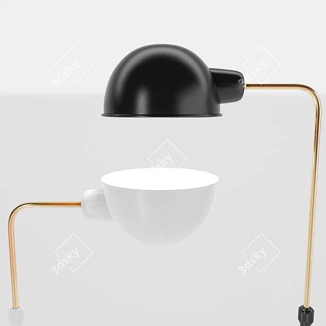 Title: Herbie Floor Lamp 3D model image 2