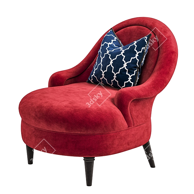 Luxurious George Smith Hogarth Chair: Timeless Elegance 3D model image 1
