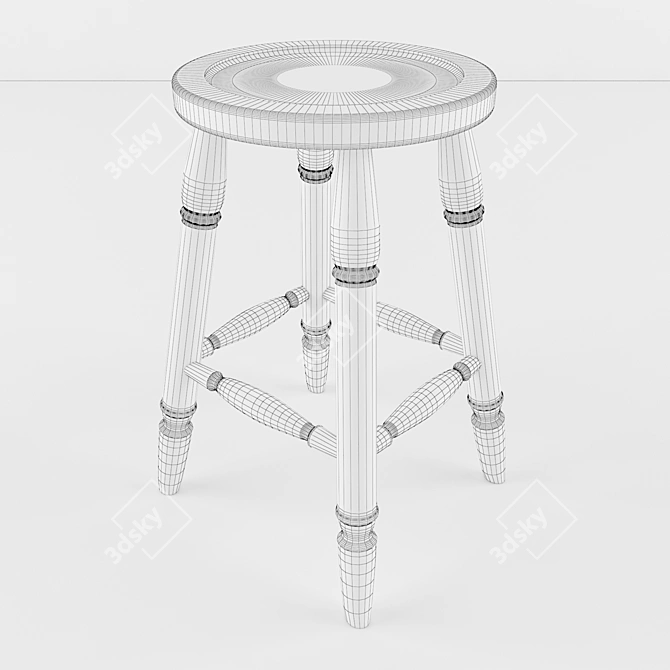 SplineEditPoly Furnishing: Textured, UV Mapped 3D model image 2