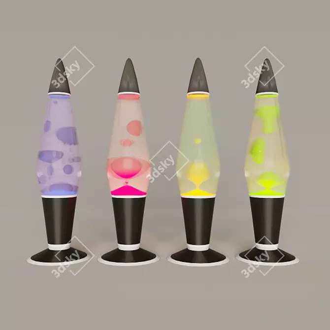 Mesmerizing Lava Lamp 3D model image 1