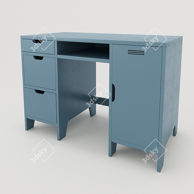 Asper Children's Writing Desk 3D model image 1