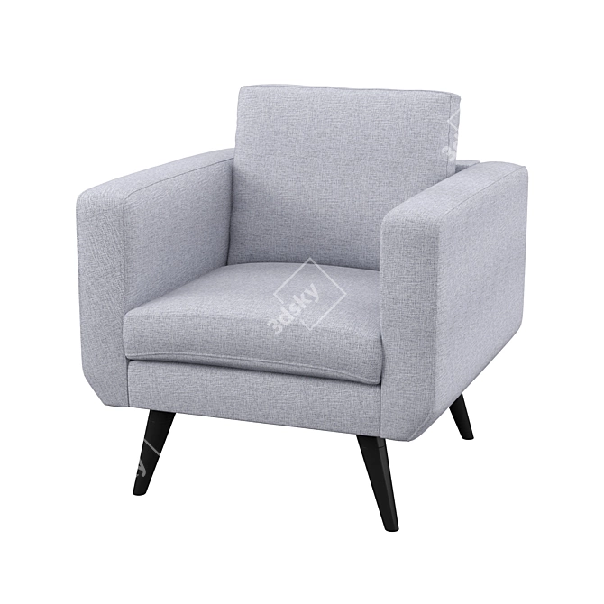 Comfort Plus Armchair 3D model image 2