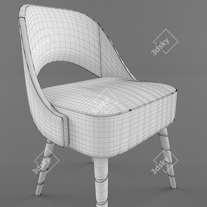 ErgoComfort Chair 3D model image 3