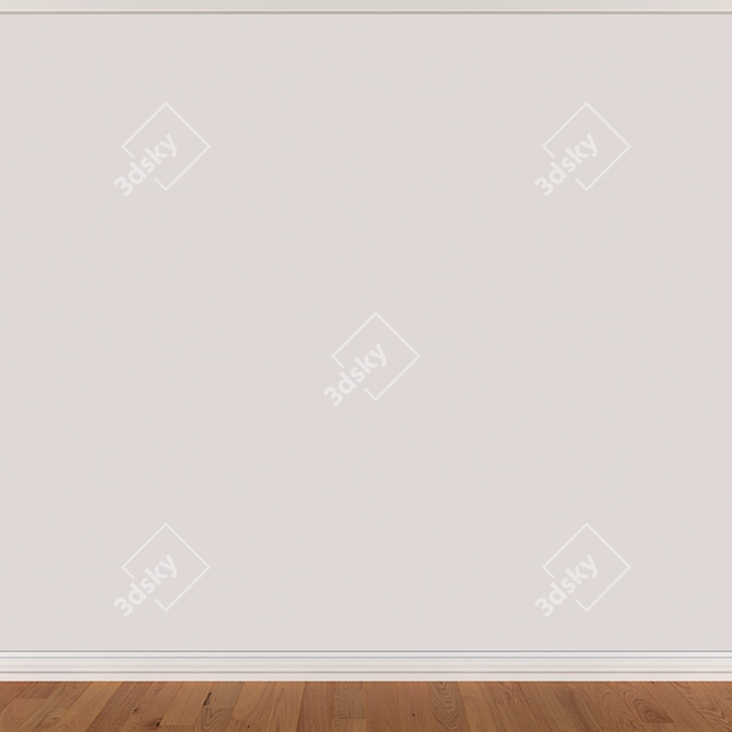 Seamless Wallpaper Set - 3 Colors 3D model image 3