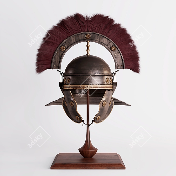 Roman Centurion Helmet 3D model image 1