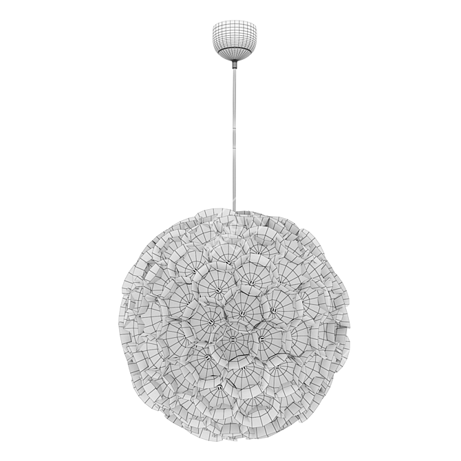 Modern Scandinavian Design Hanging Lamp 3D model image 3