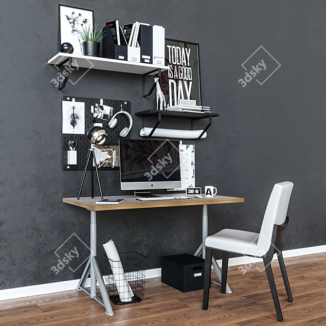 IDOSEN Workplace Table 3D model image 1