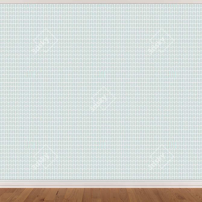 Seamless Wallpaper Set with 3 Colors 3D model image 3