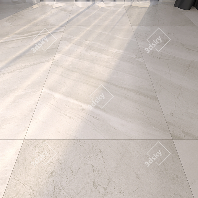 Luxury Marble Tiles: HD Texture & Multiple Variations 3D model image 1