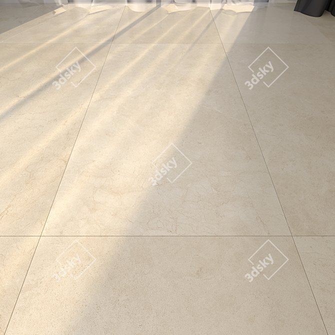 Luxury Marble Floor Tiles 3D model image 1