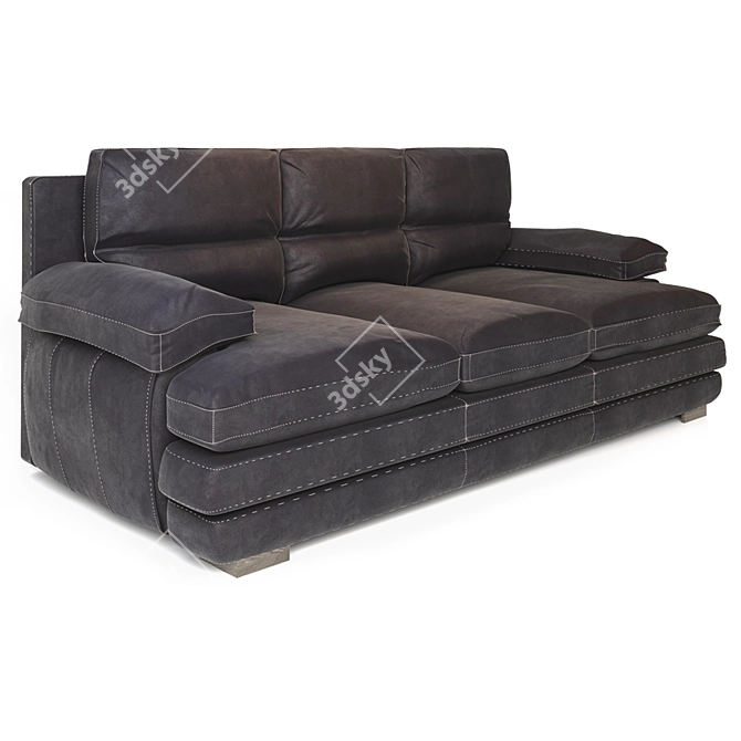 Luxury Langham Sofa 3D model image 2