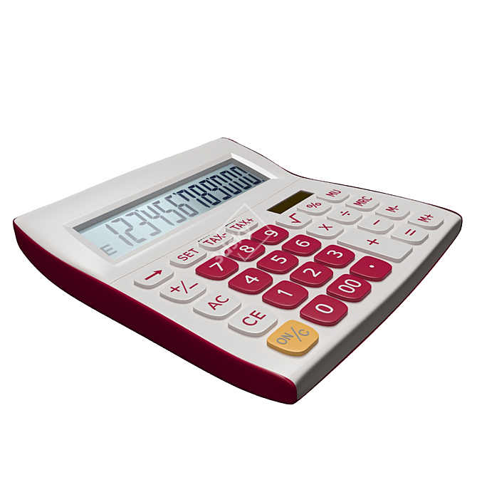 Efficient Catiga 12-Digit Tax Calculator 3D model image 2