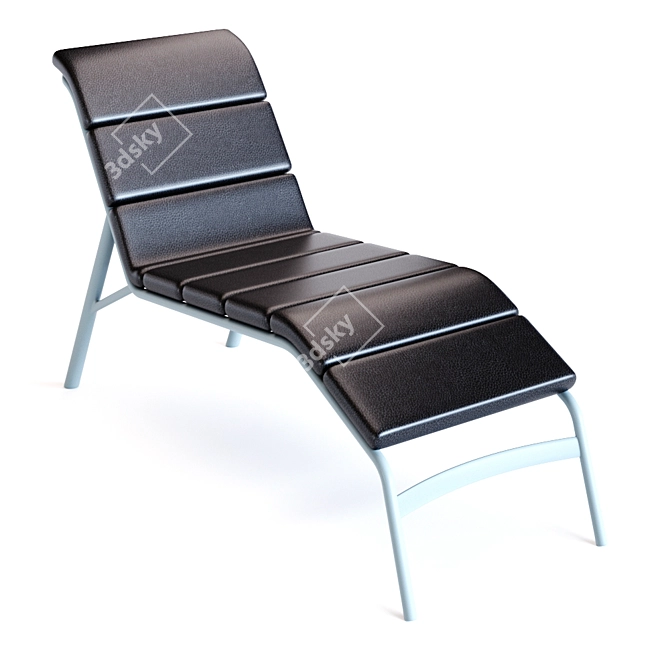 Elegant Comfort Lounger 3D model image 1