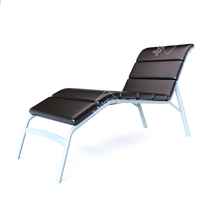 Elegant Comfort Lounger 3D model image 2