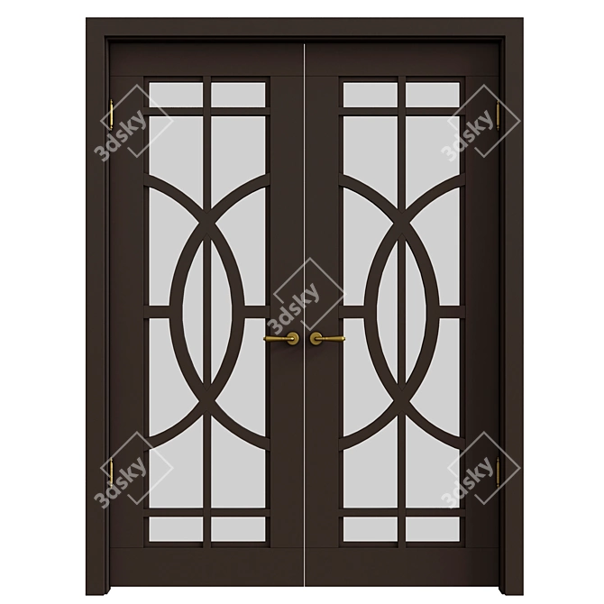 Elegant Entry Door: Classic Design 3D model image 1