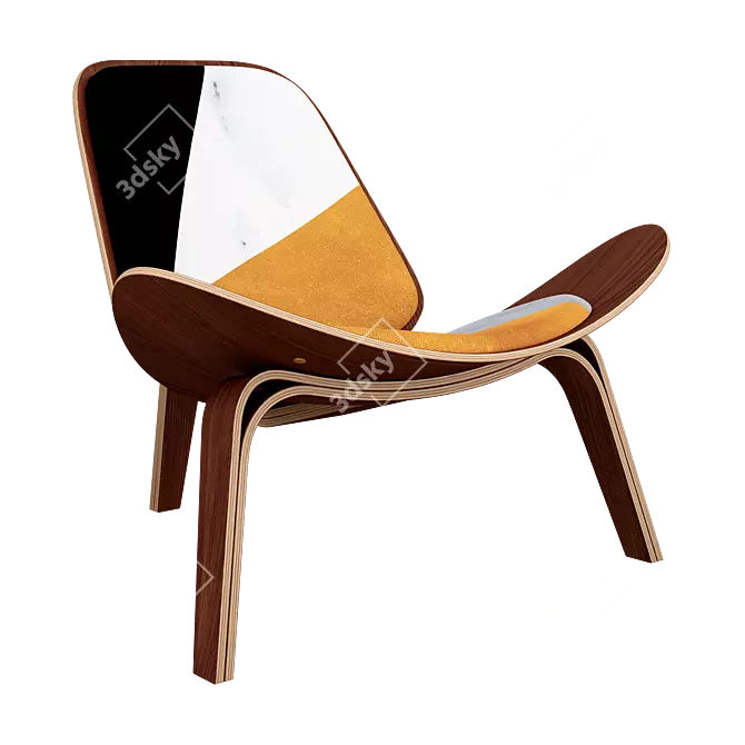 Elevate Your Comfort with Vita Lounge Chair 3D model image 1