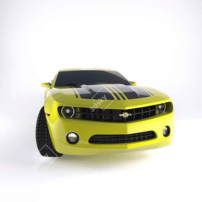 Sleek & Sporty: Chevrolet Camaro 3D model image 2