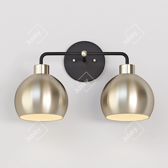 Bubble Vanity Light: Young House Love 3D model image 2