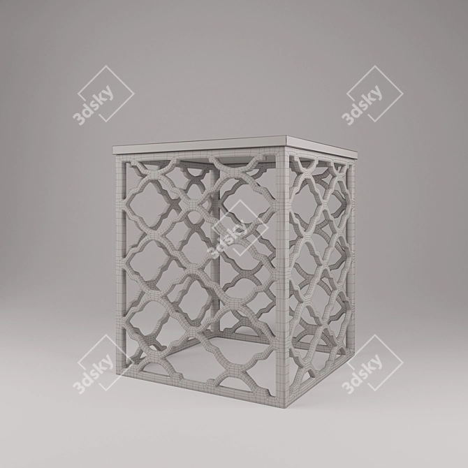 Safavieh Table Lonny: Modern Design, Turbosmooth Compatible 3D model image 3