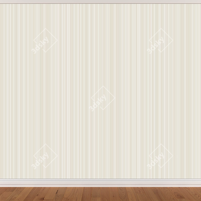 Seamless Wallpapers Set - 3 Colors 3D model image 3