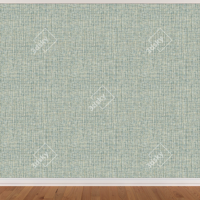 Seamless Wallpaper Set - 3 Colors 3D model image 2