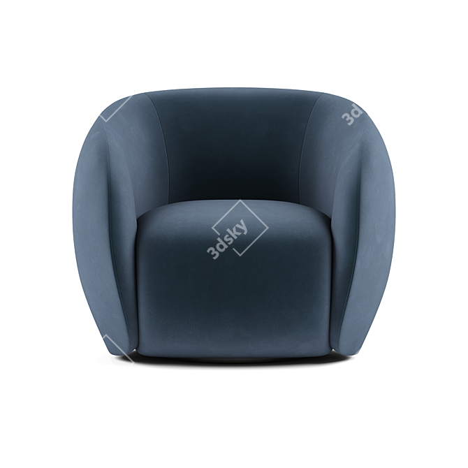 Elegant Nativ Armchair: A Touch of Paris 3D model image 2