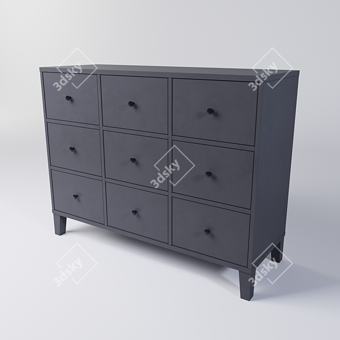 Ikea Bruggia Console Table 3D model image 1