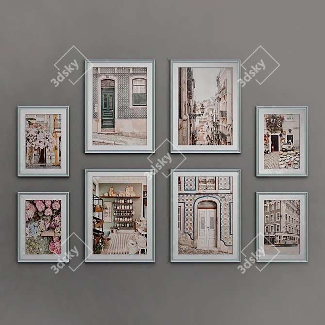 Lisbon's Beauty in Frames 3D model image 1