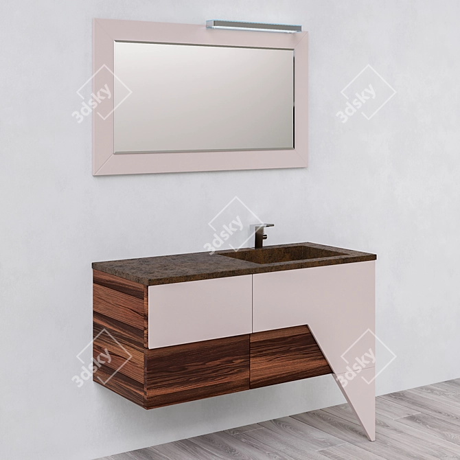 BMT TEKNO 04 Bath Furniture 3D model image 3