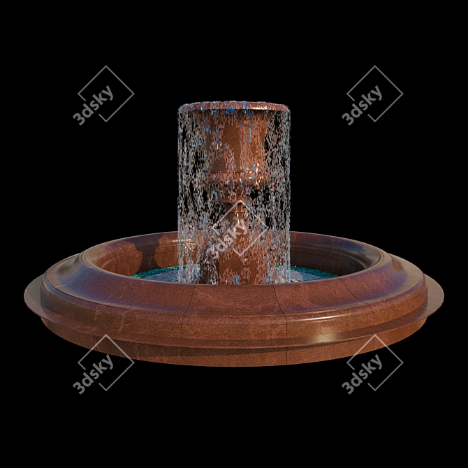 Theatrical Fountain Model: Small 3D model image 1