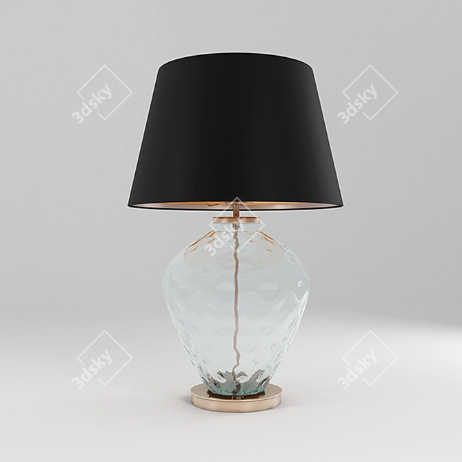 Organic Statement Lana Table Lamp 3D model image 1