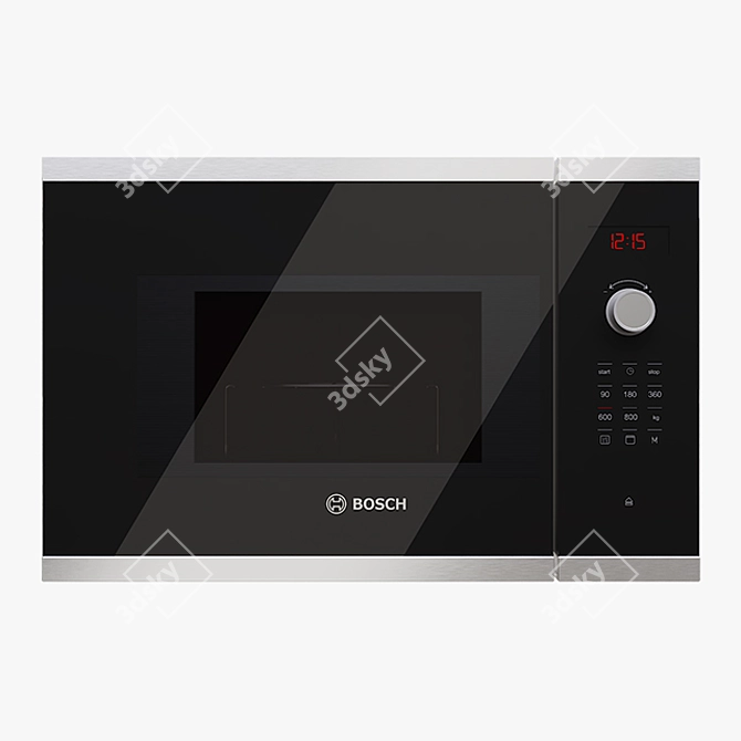 Bosch BFL524MS0 Microwave: Efficient Cooking Solution 3D model image 1