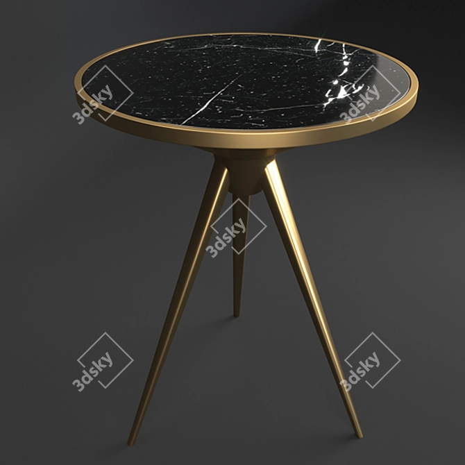 Modern Cube Side Table 3D model image 2