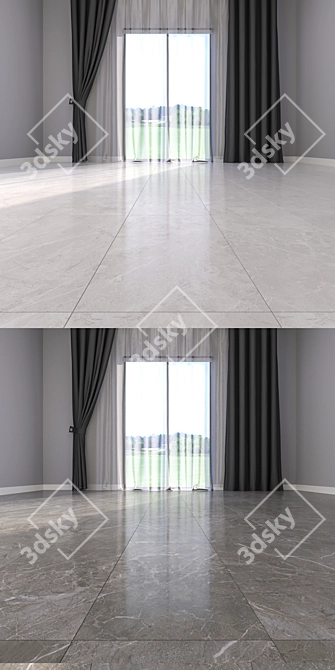 Elegant Marble Floor Collection 3D model image 3