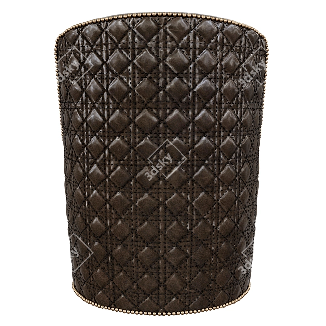 Segura Leather Swivel Chair 3D model image 2